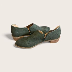 Green booties